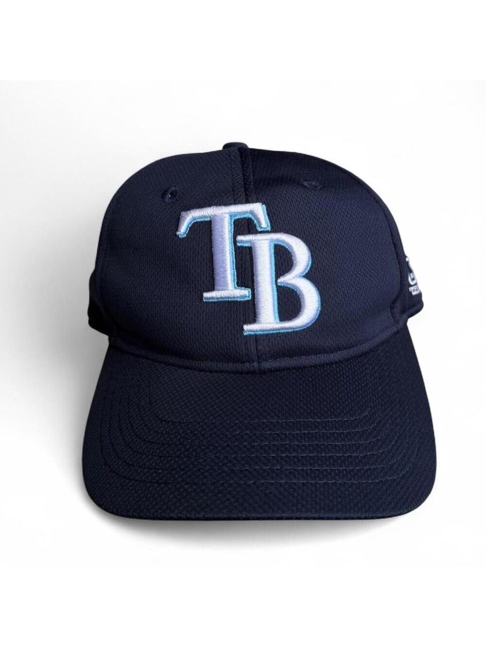 Navy blue Tampa Bay Rays baseball cap hat